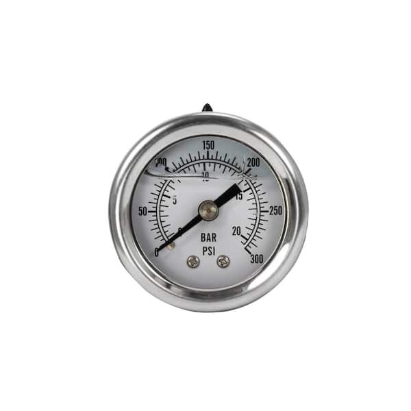 1.7 in. Liquid Filled Pressure Gauge with 1/8 in. NPT Back Mount (032-0139H) 1.7 in. Liquid Filled Pressure Gauge with 1/8 in. NPT Back Mount (032-0139H)